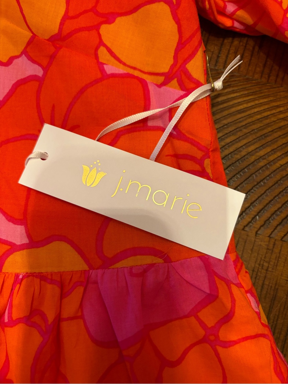 NWT - J.Marie Lizzie peplum blouse. Gorgeous, vibrant color – large - Picture 6 of 11